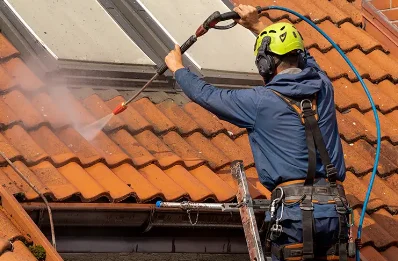 Démoussage et hydrofuge de toiture à Gourhel